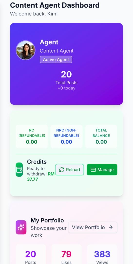 TRYLINK creator dashboard