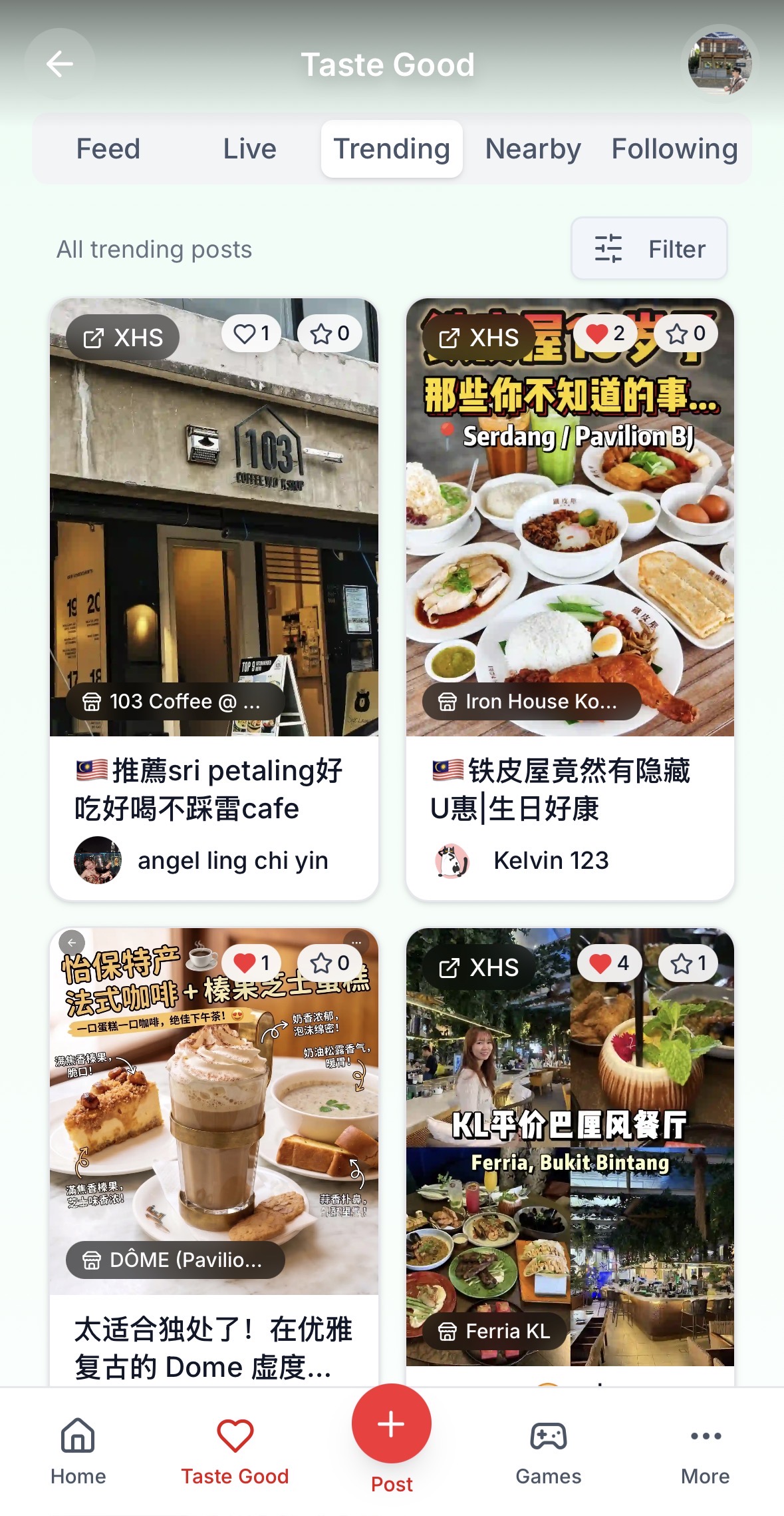 Taste Good creator posts